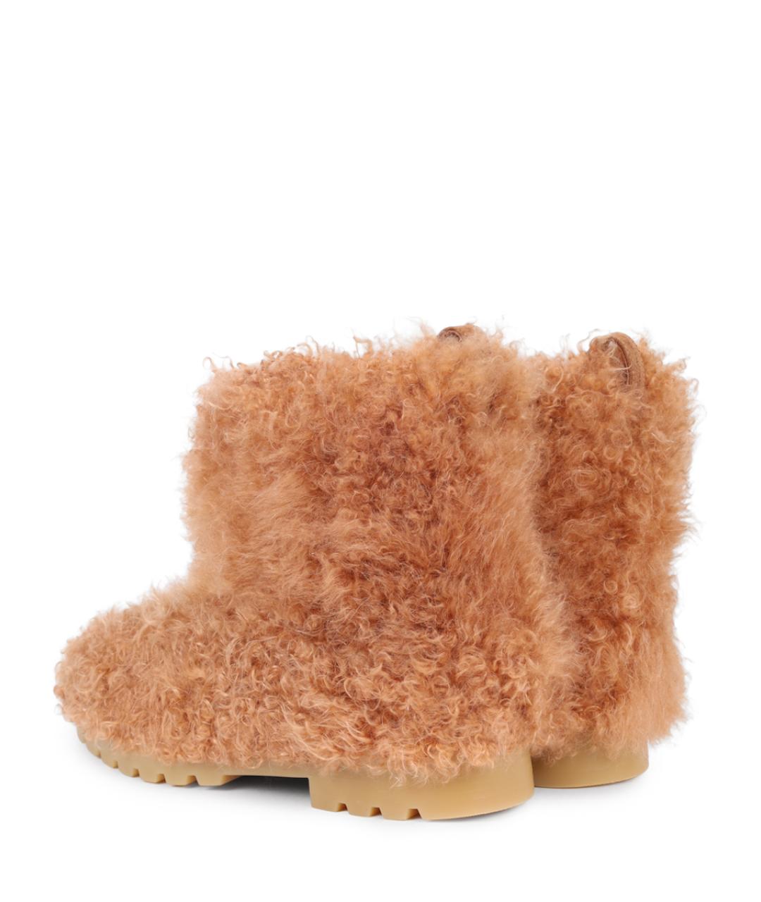 SANTONI Бежевые ботинки, фото 4