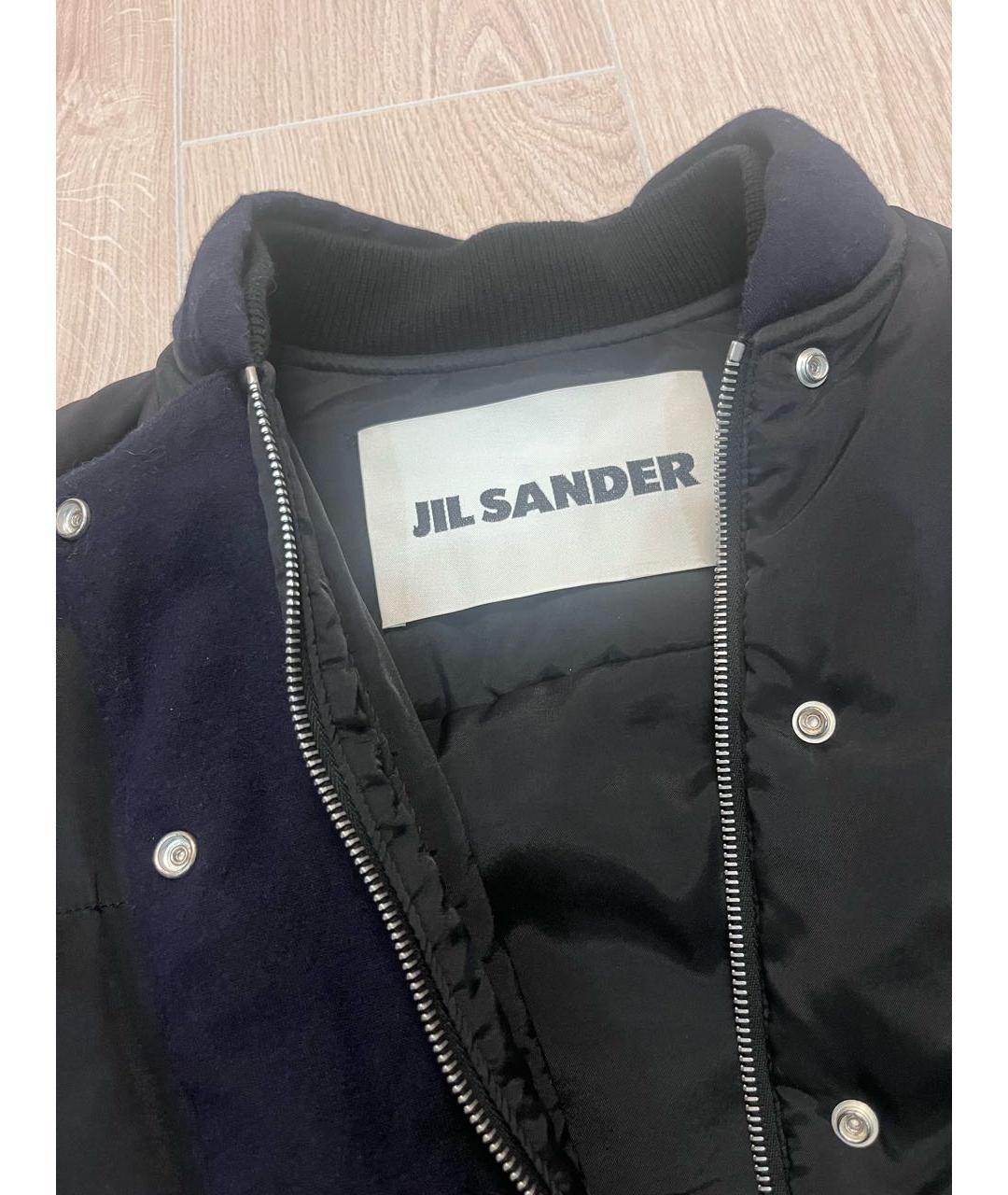 JIL SANDER Черная полиэстеровая куртка, фото 3