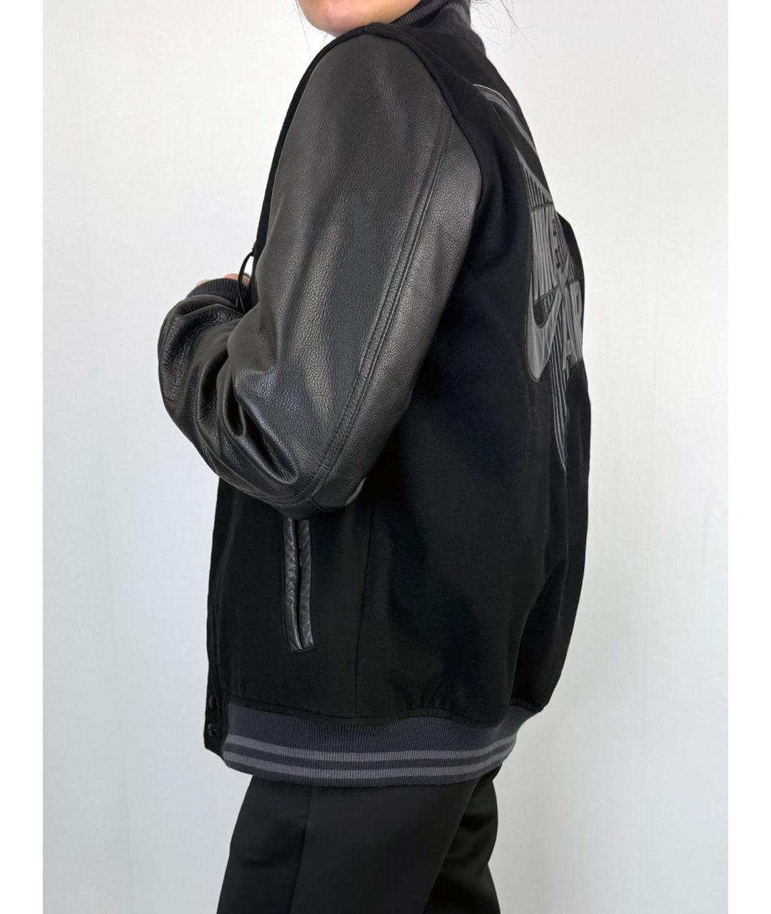 NIKE Черная шерстяная куртка, фото 3
