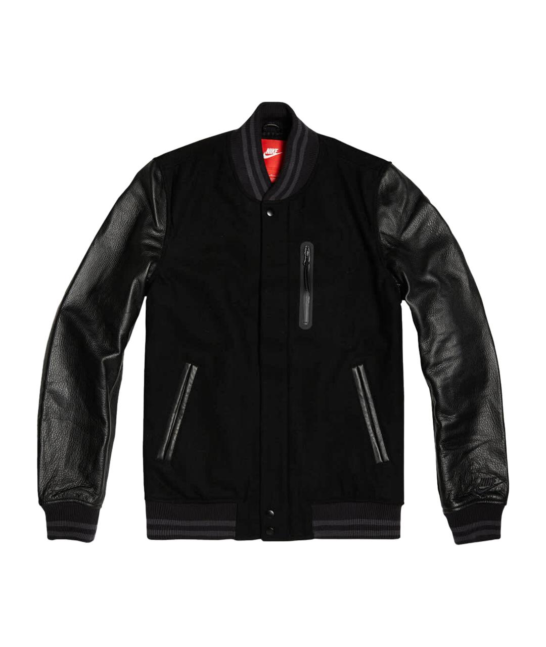 NIKE Черная шерстяная куртка, фото 1