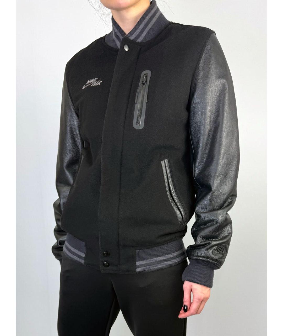 NIKE Черная шерстяная куртка, фото 5