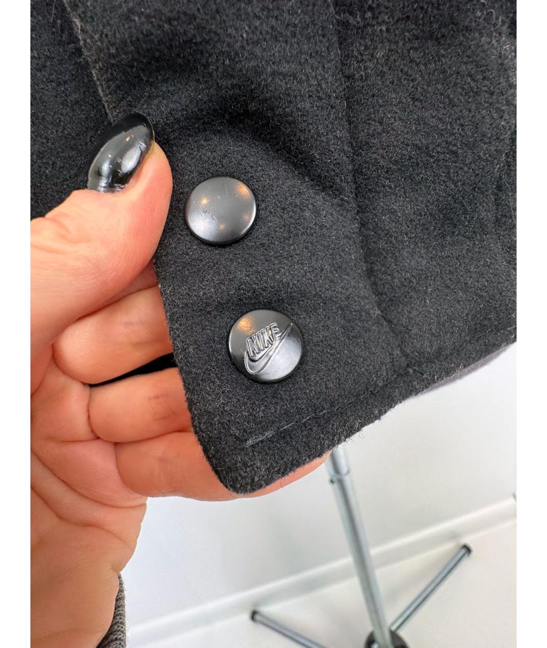 NIKE Черная шерстяная куртка, фото 6