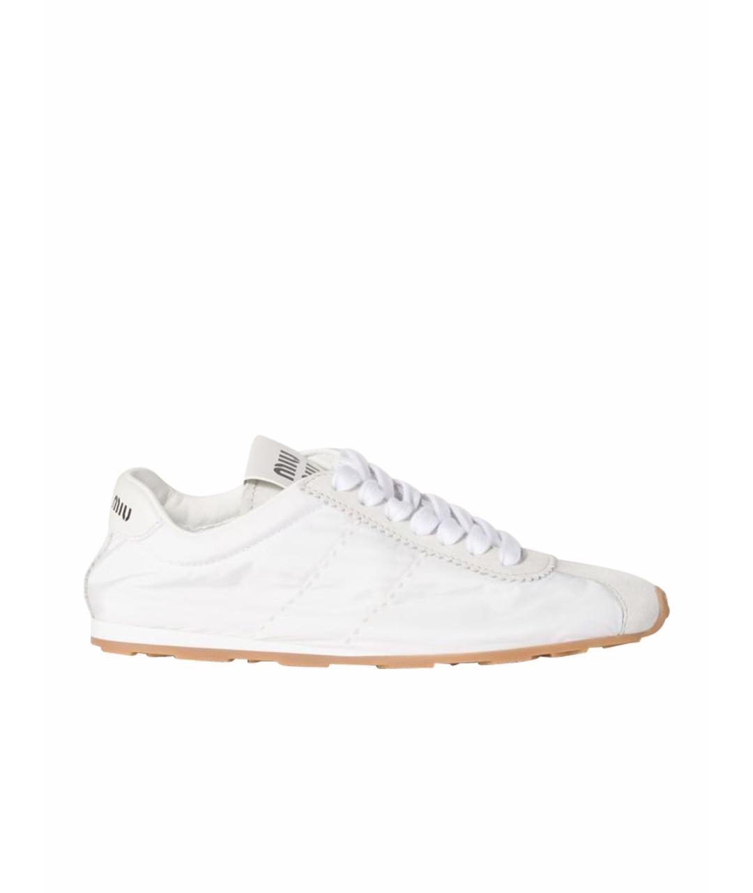 MIU MIU Белые кроссовки, фото 1