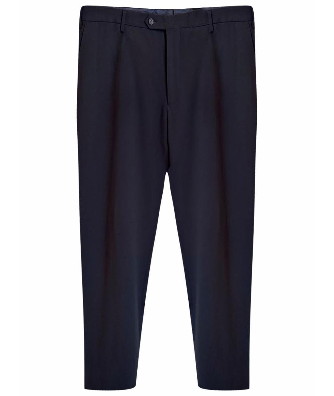 GIORGIO ARMANI Черные шерстяные классические брюки, фото 1