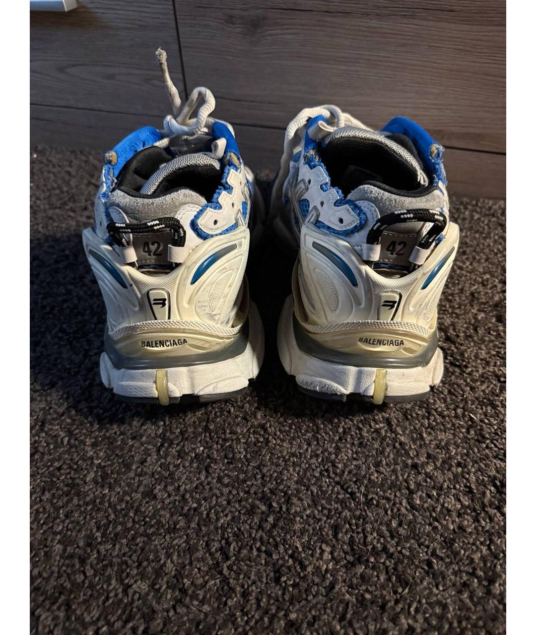 BALENCIAGA Синие низкие кроссовки / кеды, фото 3