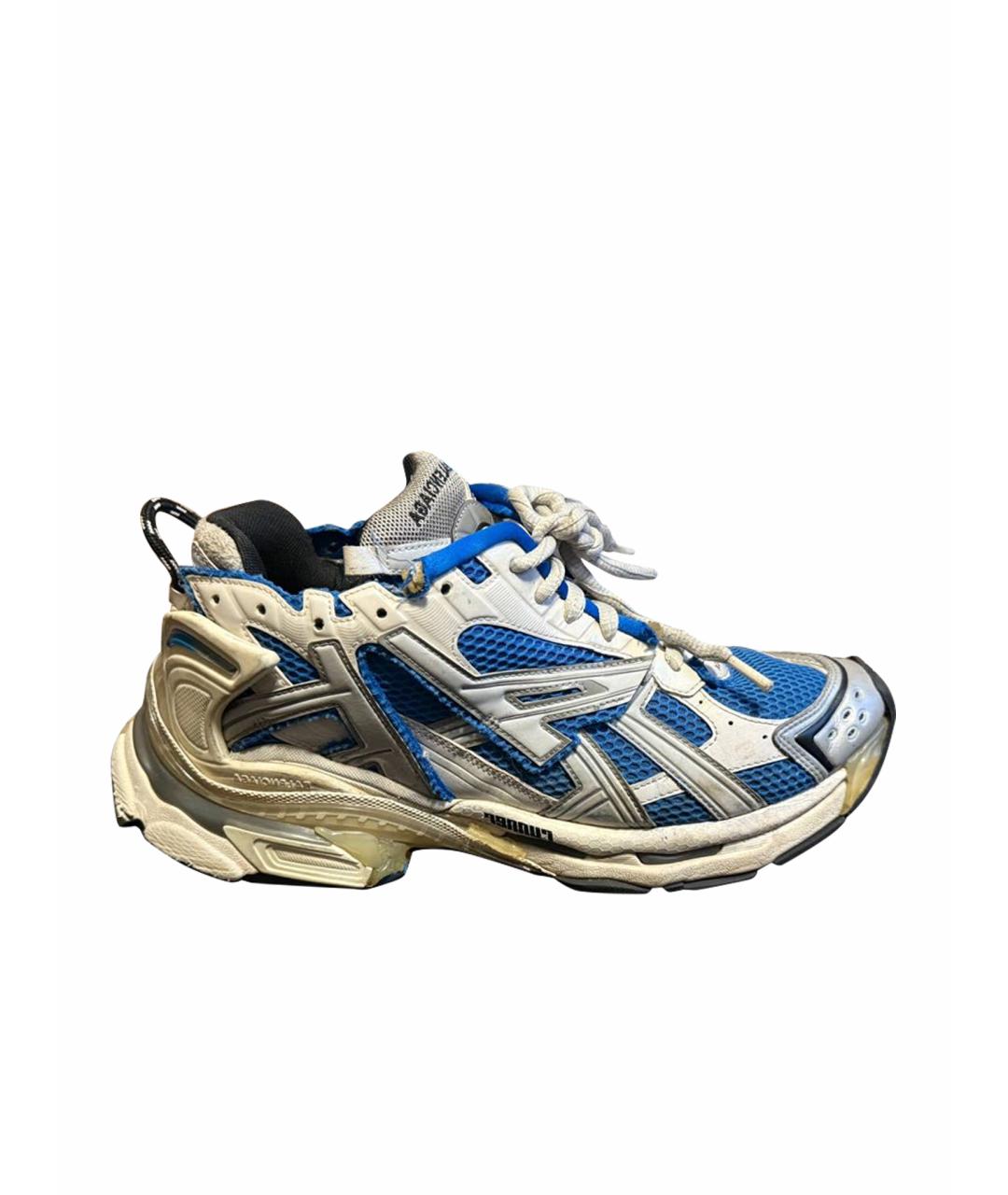 BALENCIAGA Синие низкие кроссовки / кеды, фото 1