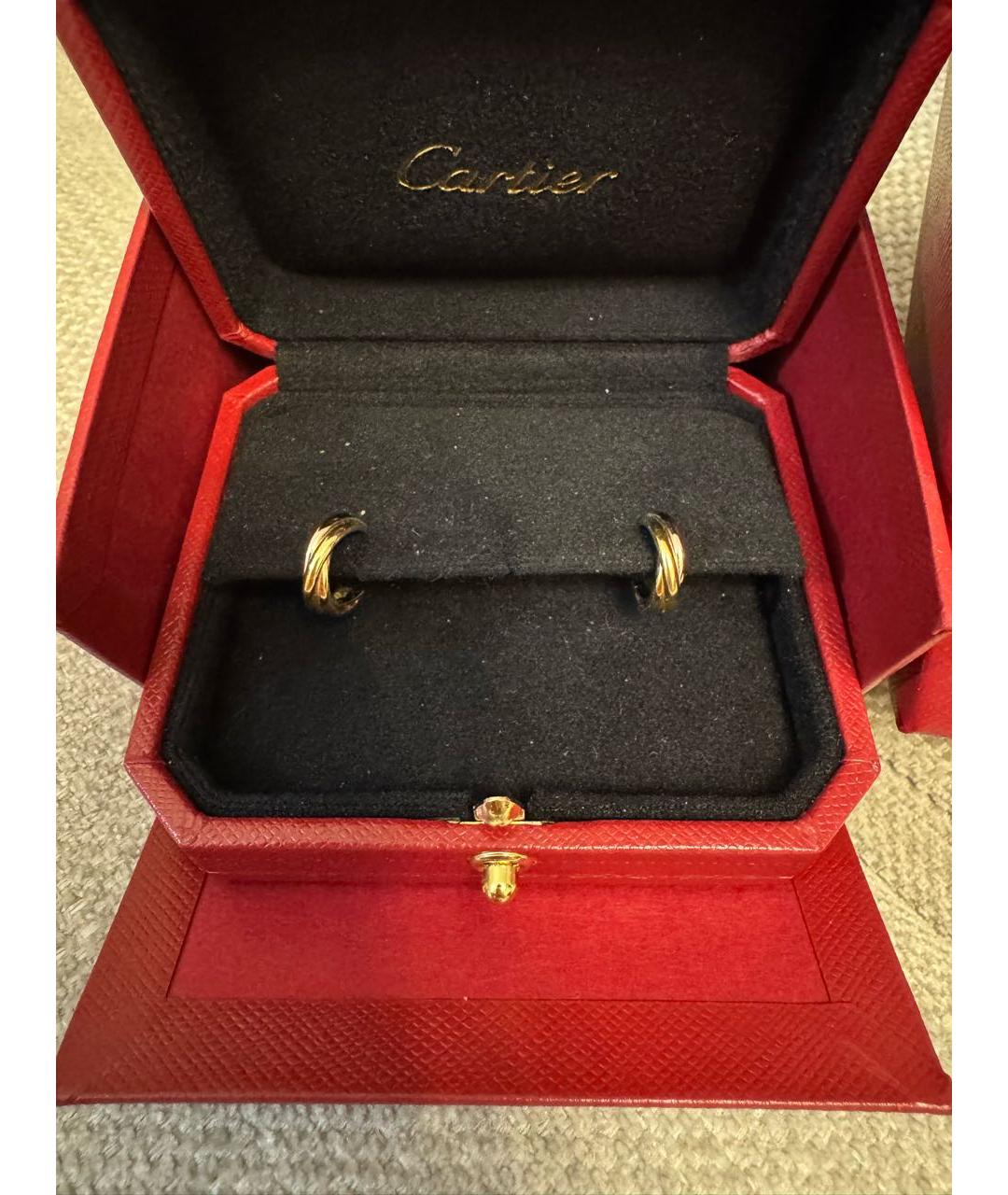 CARTIER Желтые серьги из желтого золота, фото 4