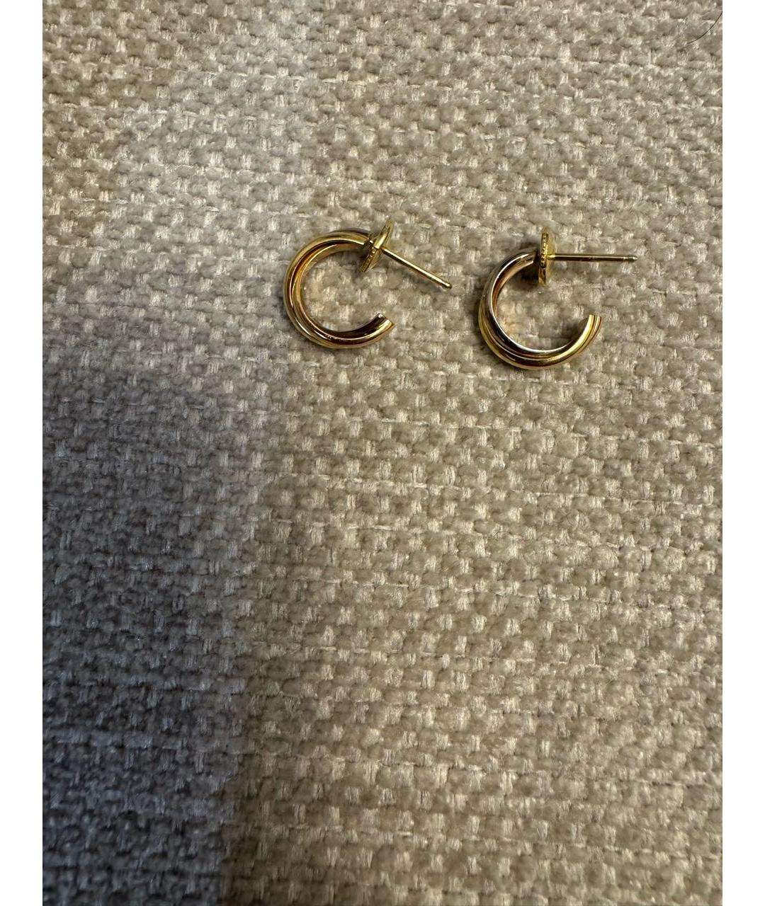 CARTIER Желтые серьги из желтого золота, фото 3