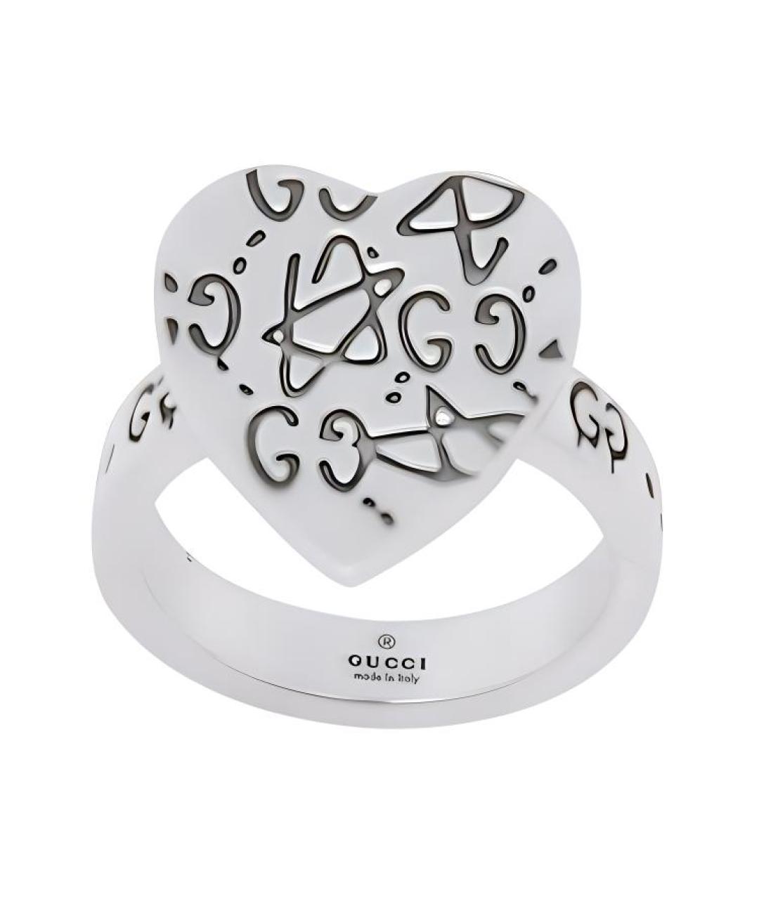 GUCCI Серебряное серебряное кольцо, фото 1
