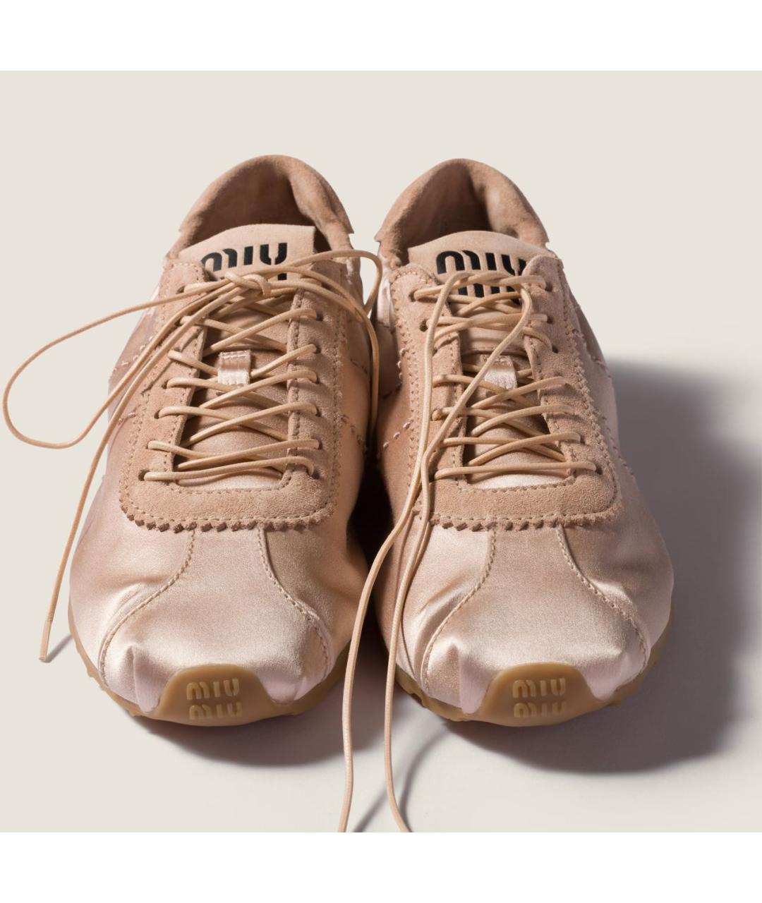 MIU MIU Коралловые кроссовки, фото 3