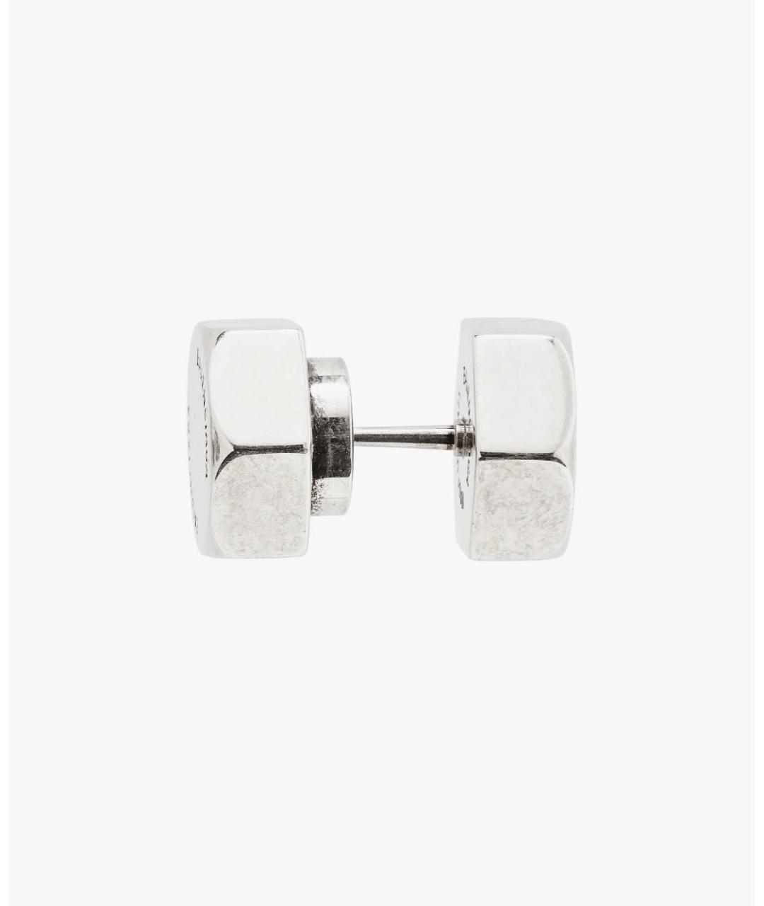 BALENCIAGA Серебряные латунные серьги, фото 4