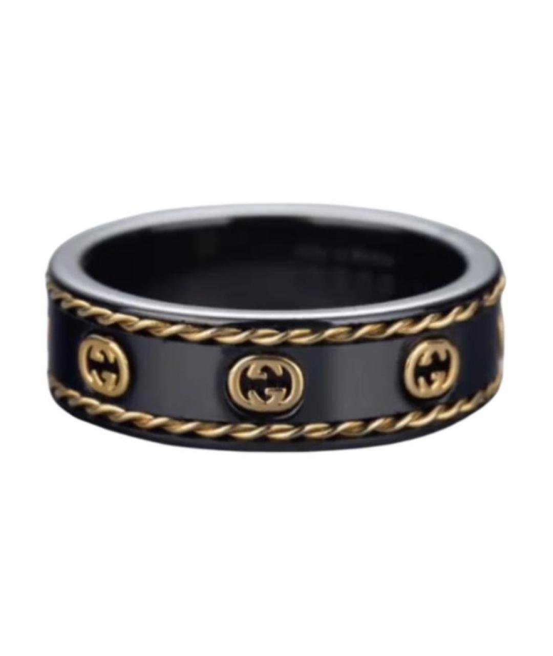 GUCCI Черное кольцо, фото 1