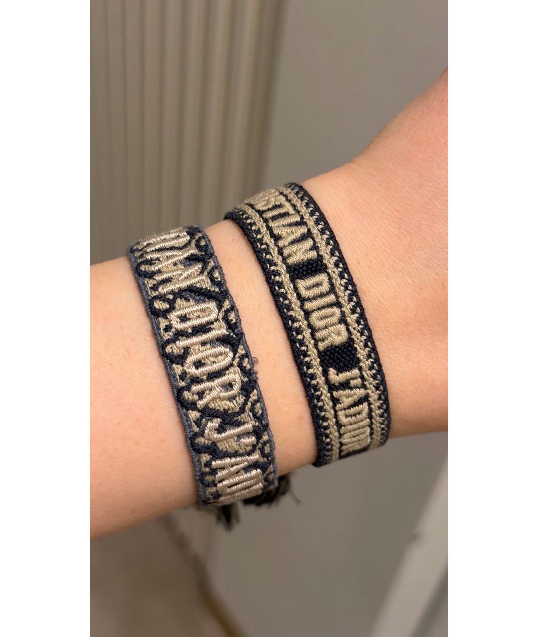 CHRISTIAN DIOR Темно-синий браслет, фото 2