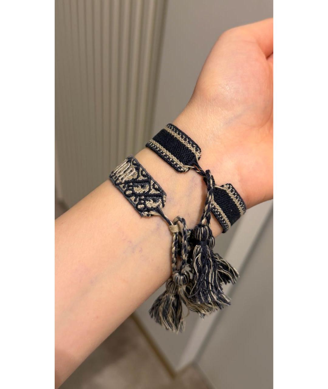 CHRISTIAN DIOR Темно-синий браслет, фото 4