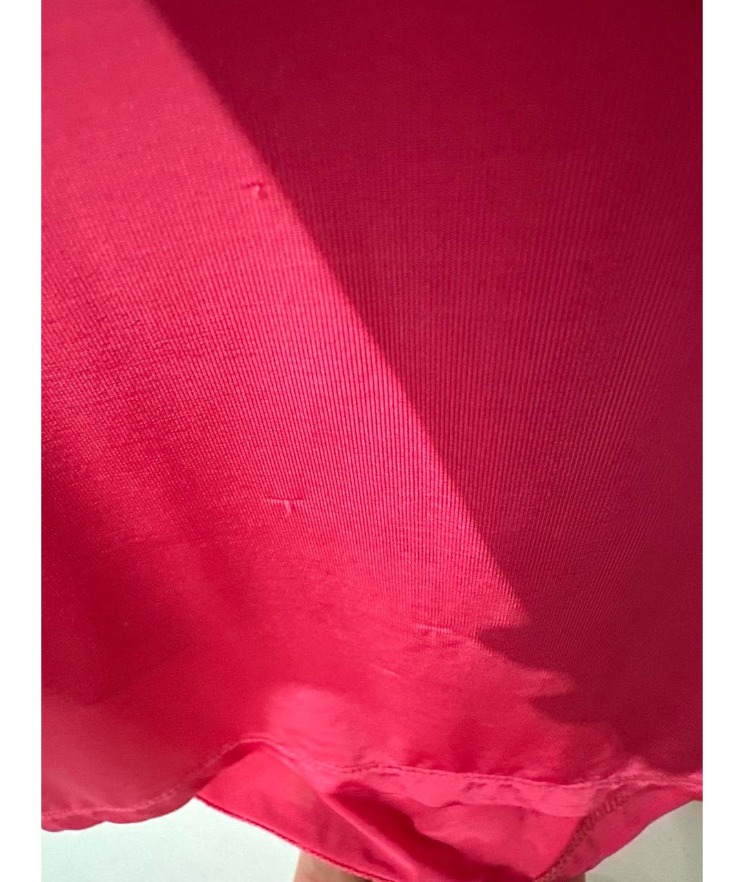 CAVALLI CLASS Коралловое вискозное коктейльное платье, фото 7