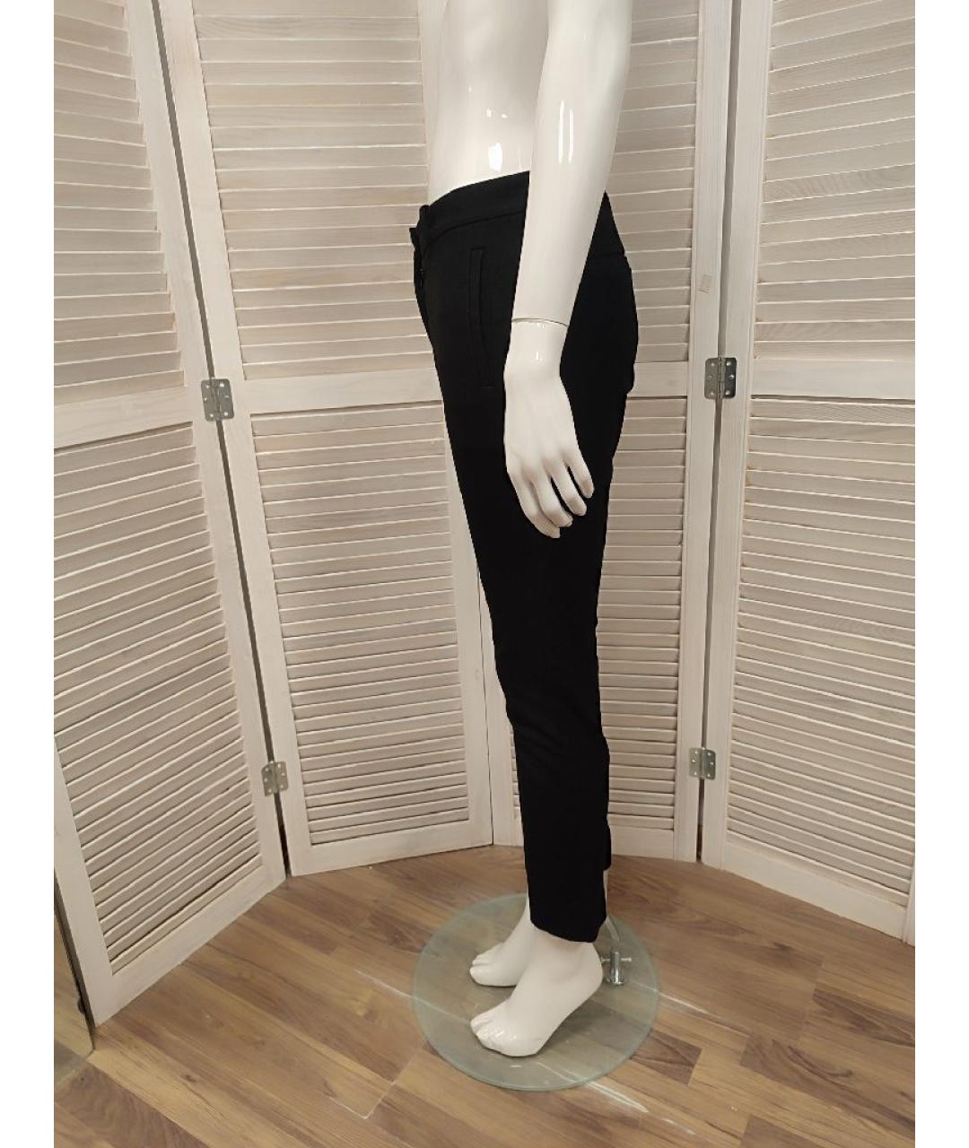 JOSEPH Черные хлопковые брюки узкие, фото 4