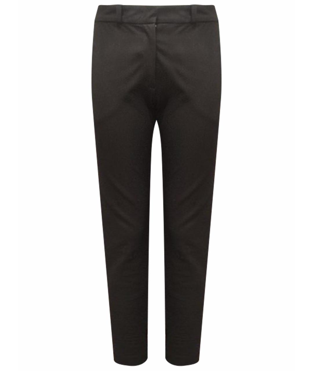 JOSEPH Черные хлопковые брюки узкие, фото 1