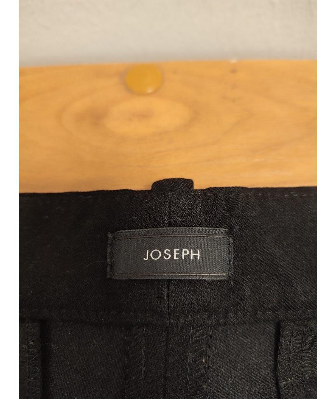 JOSEPH Черные хлопковые брюки узкие, фото 3