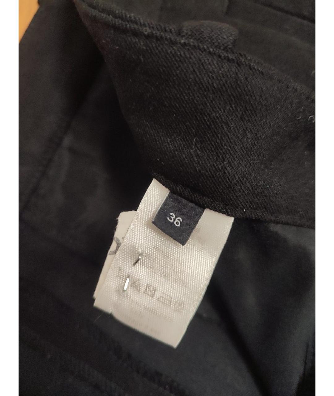 JOSEPH Черные хлопковые брюки узкие, фото 5