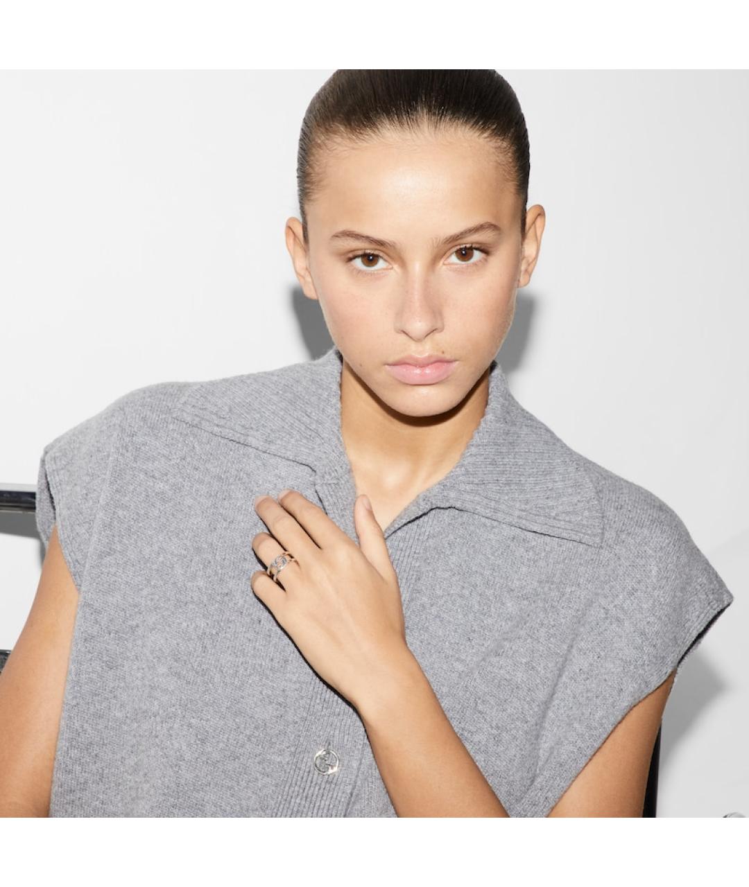 GUCCI Серебряное серебряное кольцо, фото 4