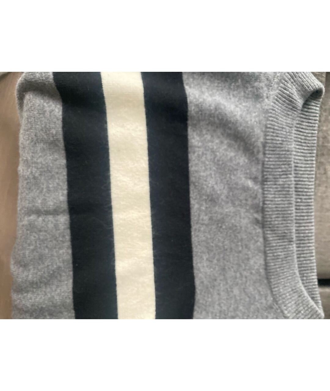 GUCCI Серый шерстяной джемпер / свитер, фото 4