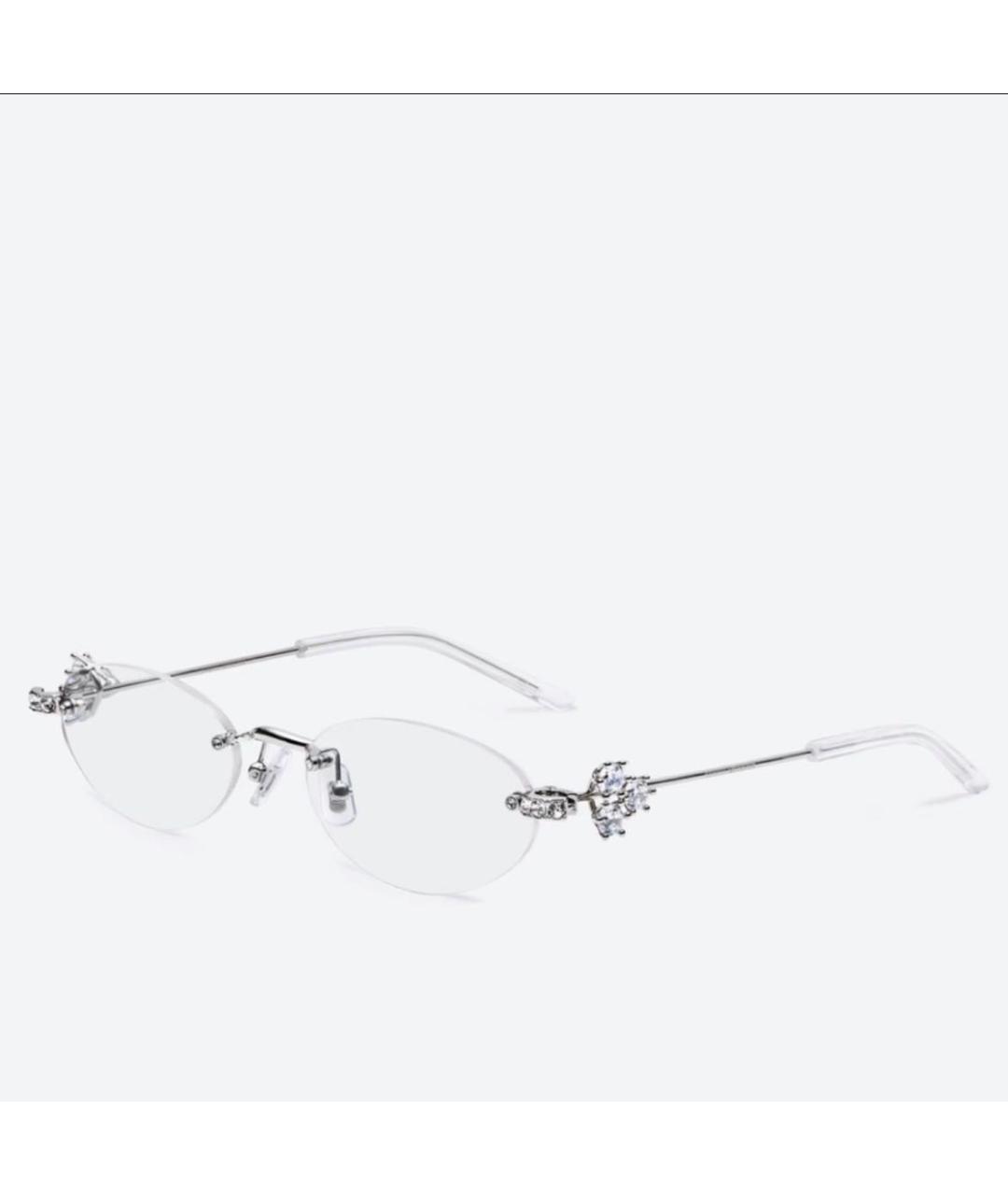 GENTLE MONSTER Серебряные металлические солнцезащитные очки, фото 5