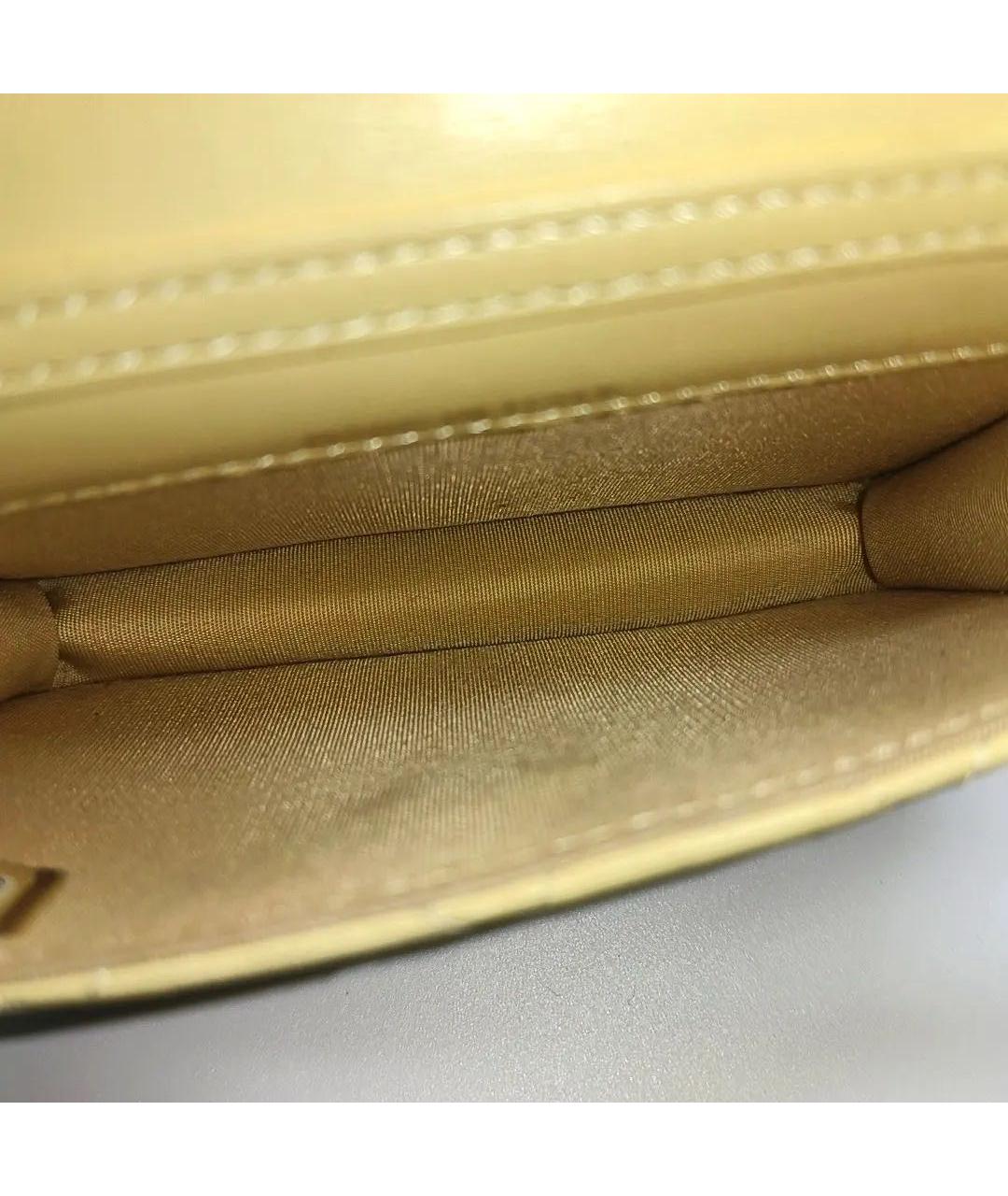 CHANEL Бежевая кожаная сумка через плечо, фото 6