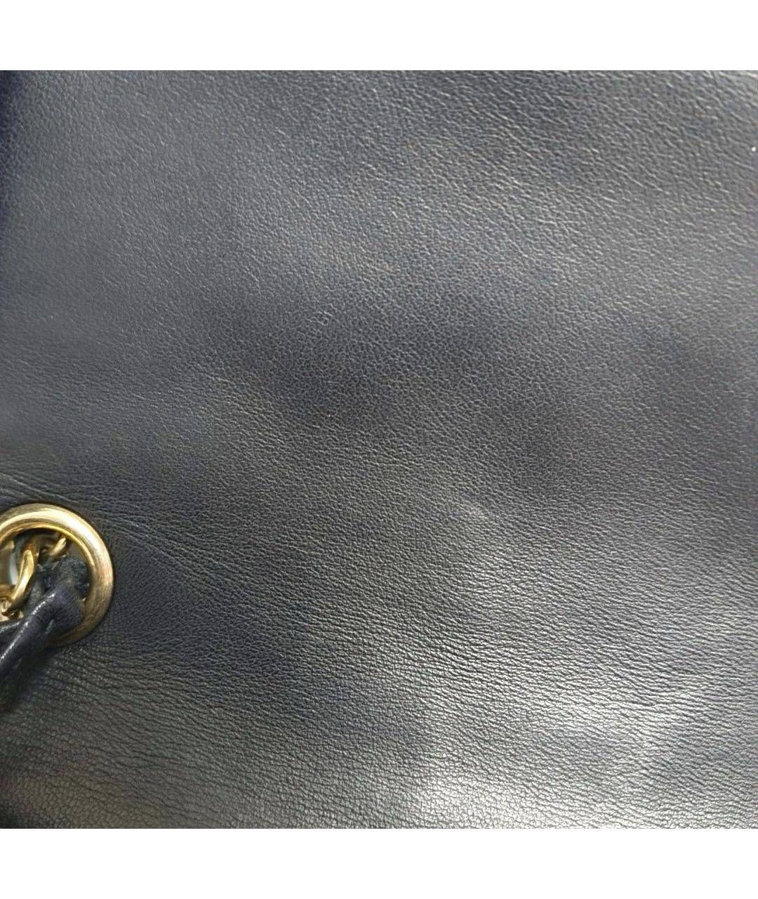 CHANEL Черная кожаная сумка тоут, фото 8