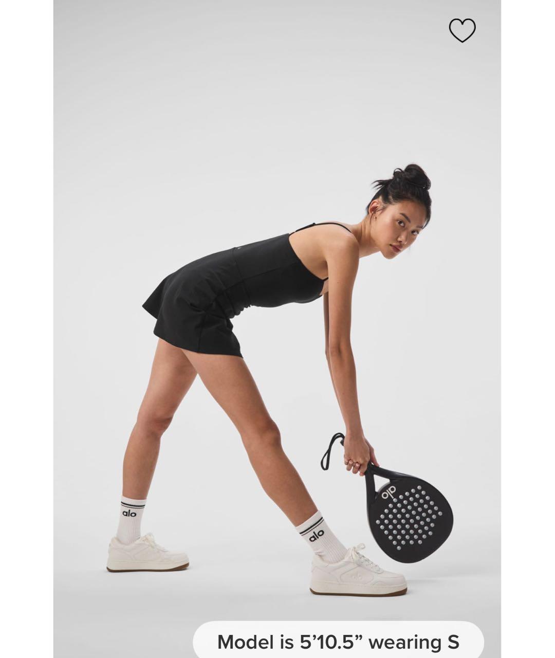 ALO YOGA Черное полиэстеровое платье, фото 5