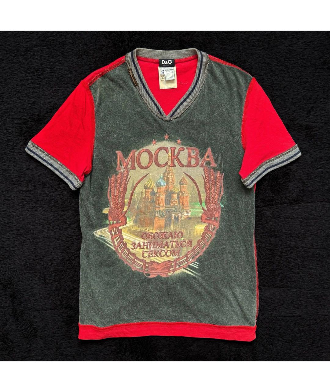 DOLCE&GABBANA Хлопковая футболка, фото 4