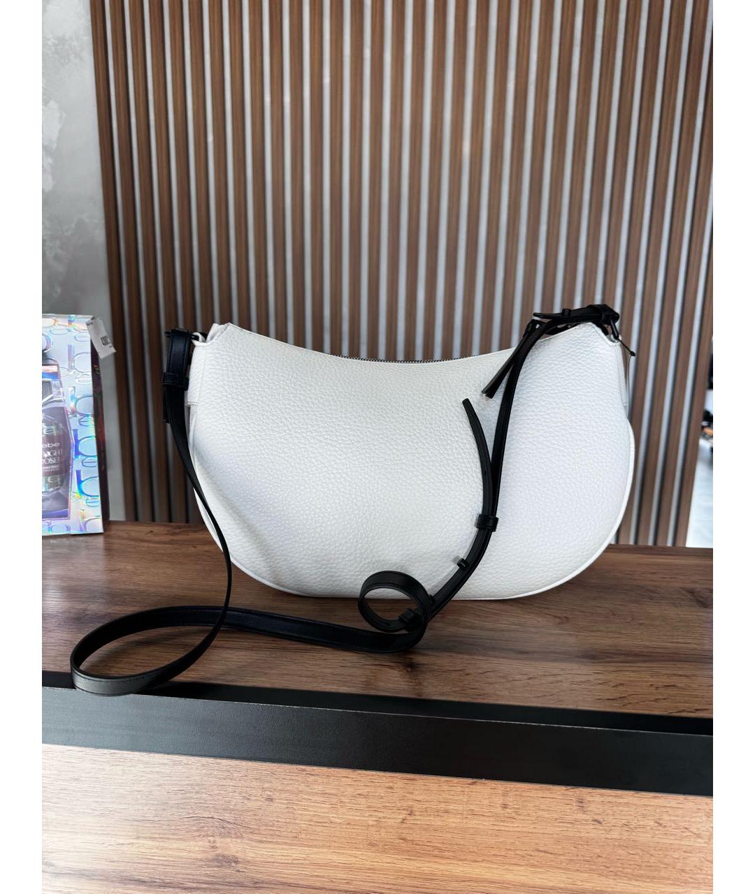 DKNY Белая сумка через плечо из искусственной кожи, фото 3