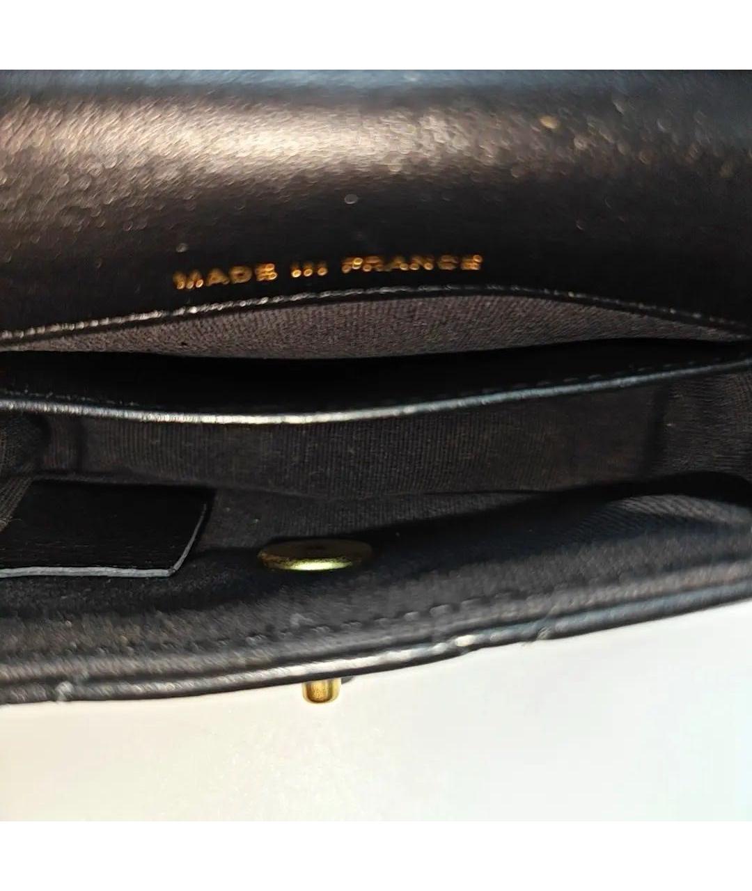 CHANEL Черная кожаная сумка через плечо, фото 4