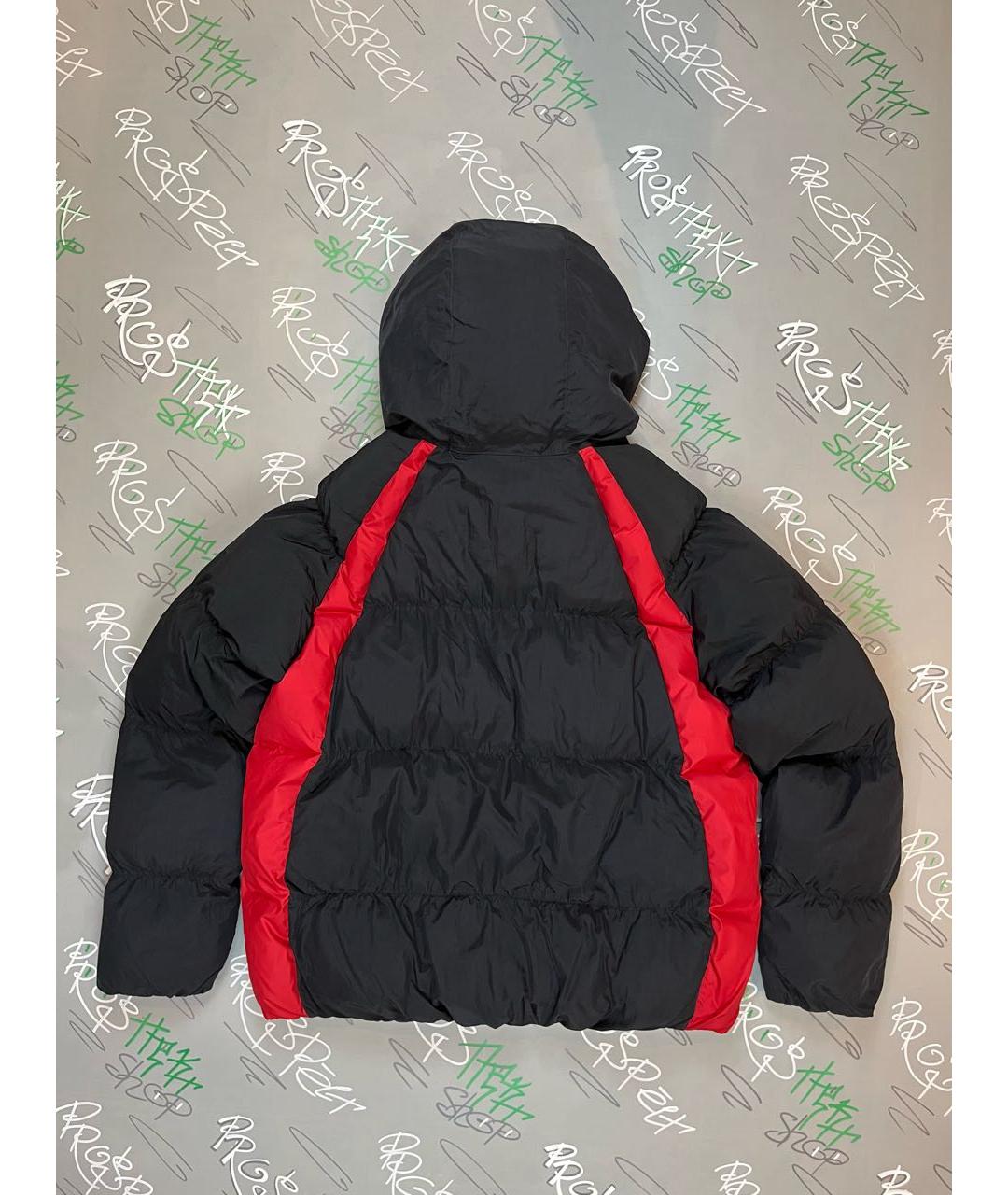 JORDAN Черный полиэстеровый пуховик, фото 7