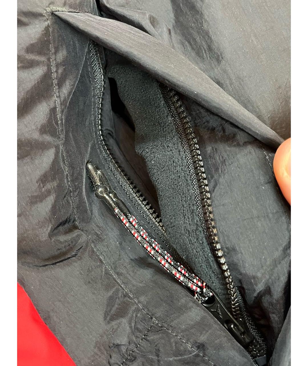 JORDAN Черный полиэстеровый пуховик, фото 4