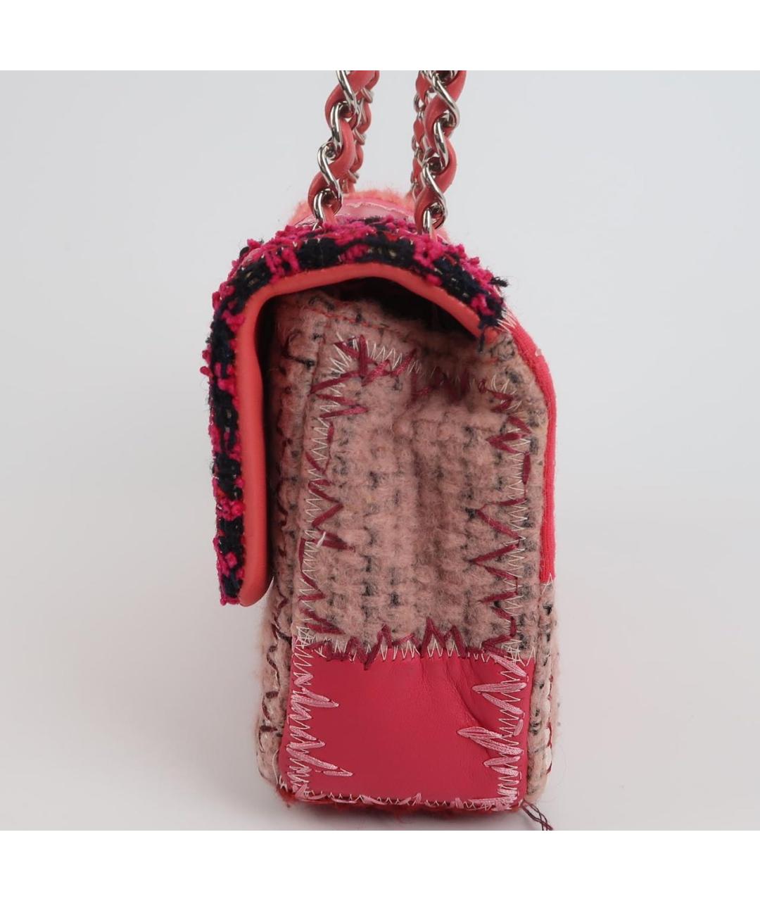 CHANEL Розовая кожаная сумка через плечо, фото 2