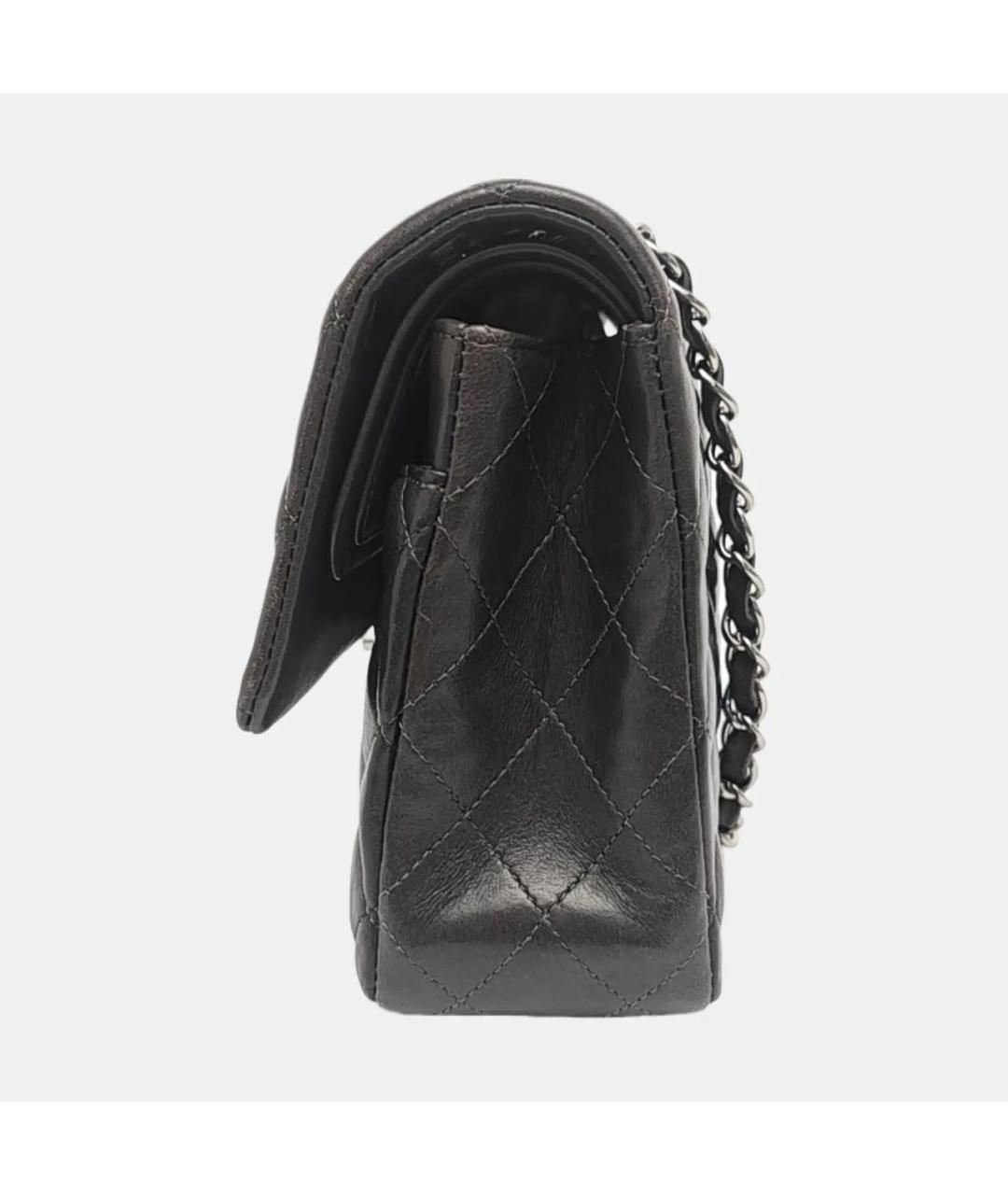 CHANEL Черная кожаная сумка через плечо, фото 2