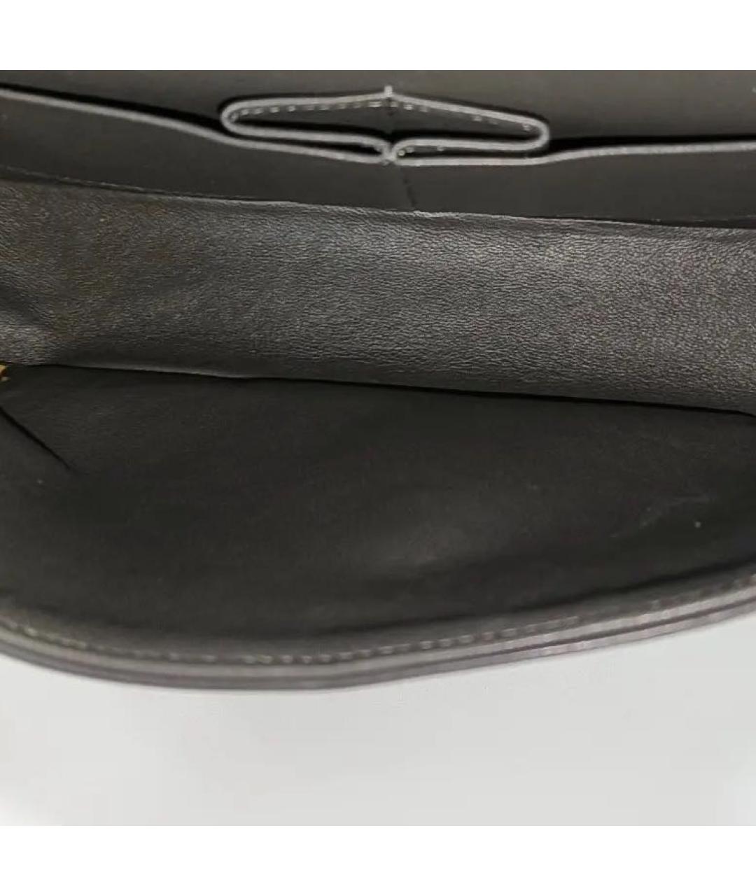 CHANEL Черная кожаная сумка через плечо, фото 6