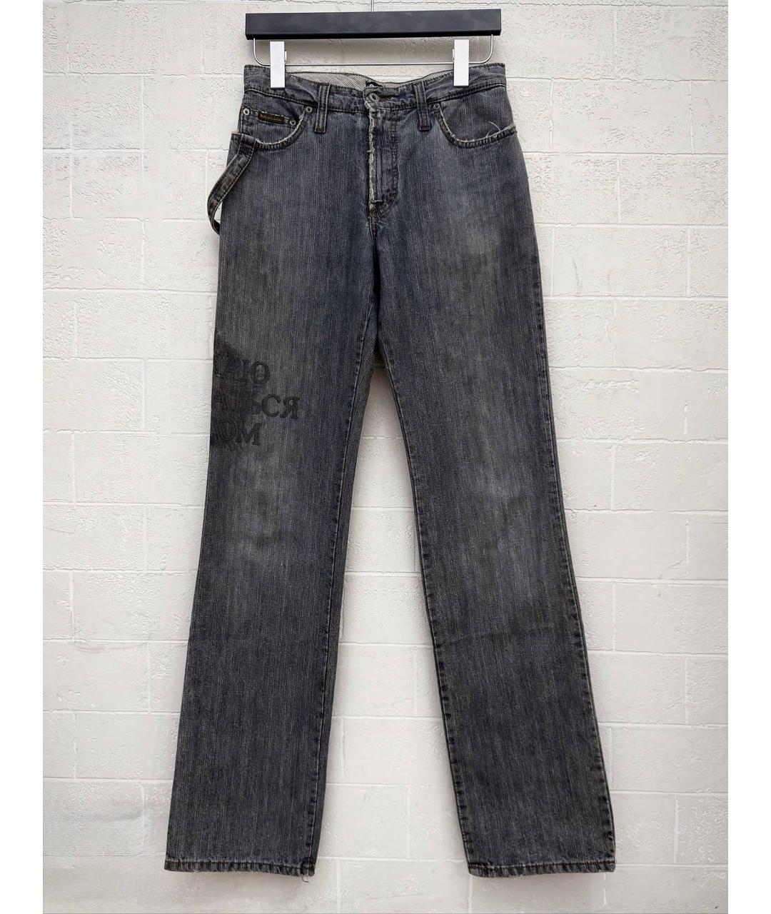 DOLCE&GABBANA Прямые джинсы, фото 4