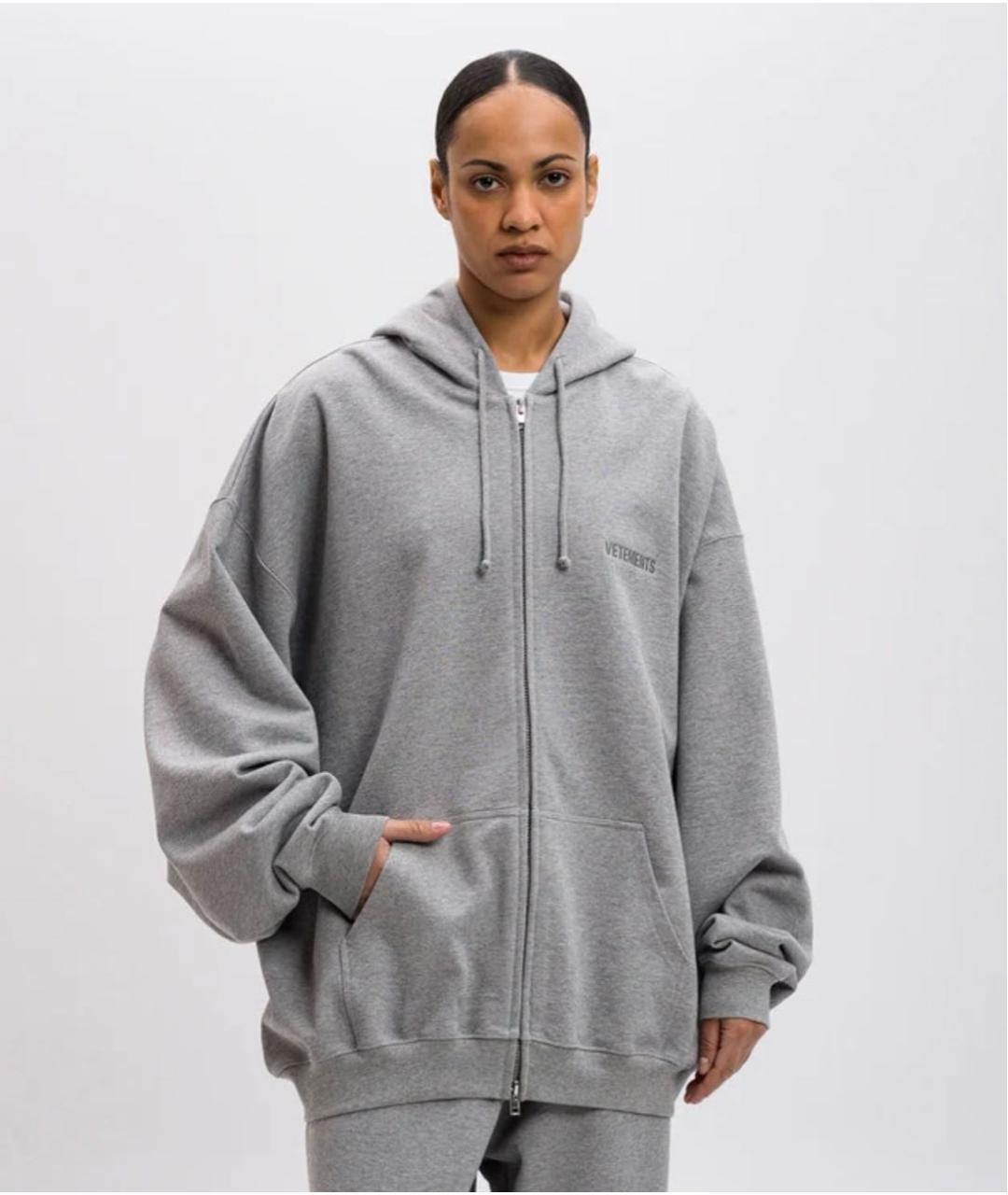 VETEMENTS Серый хлопковый спортивные костюмы, фото 4