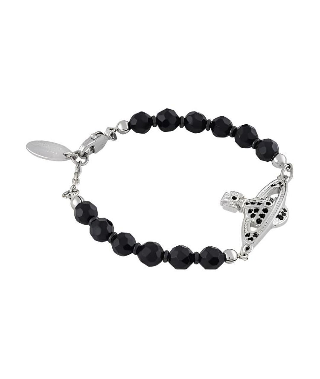 VIVIENNE WESTWOOD Черный латунный браслет, фото 2