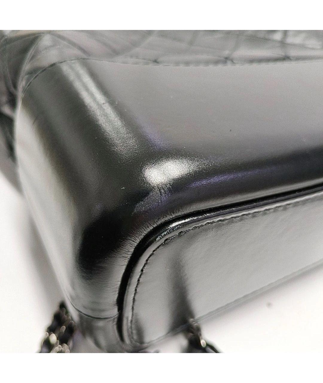 CHANEL Черная кожаная сумка через плечо, фото 6