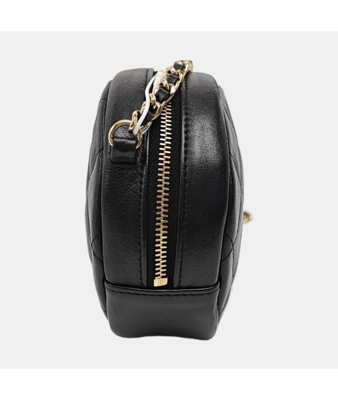 CHANEL Черная кожаная сумка через плечо, фото 2