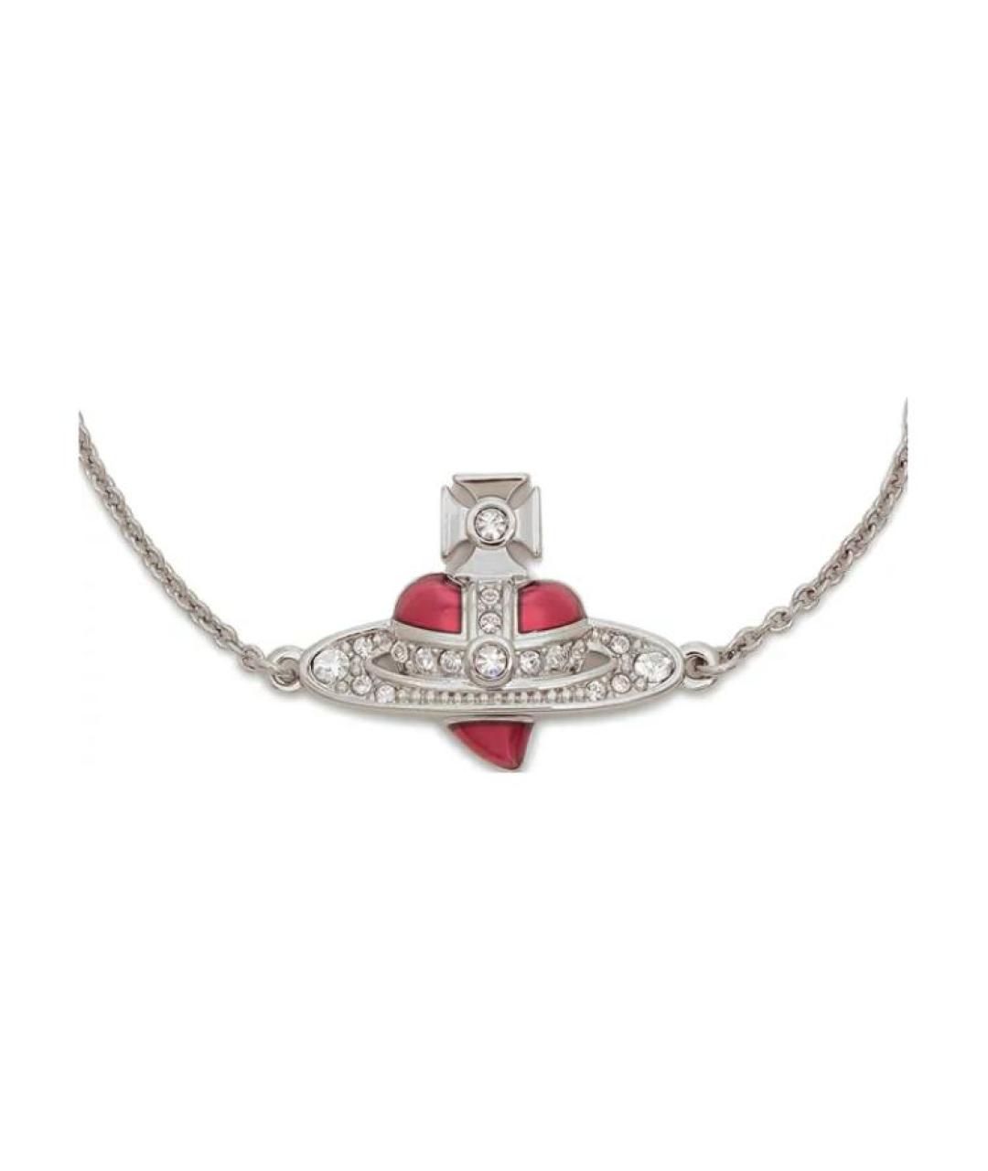 VIVIENNE WESTWOOD Серебрянный металлический браслет, фото 3