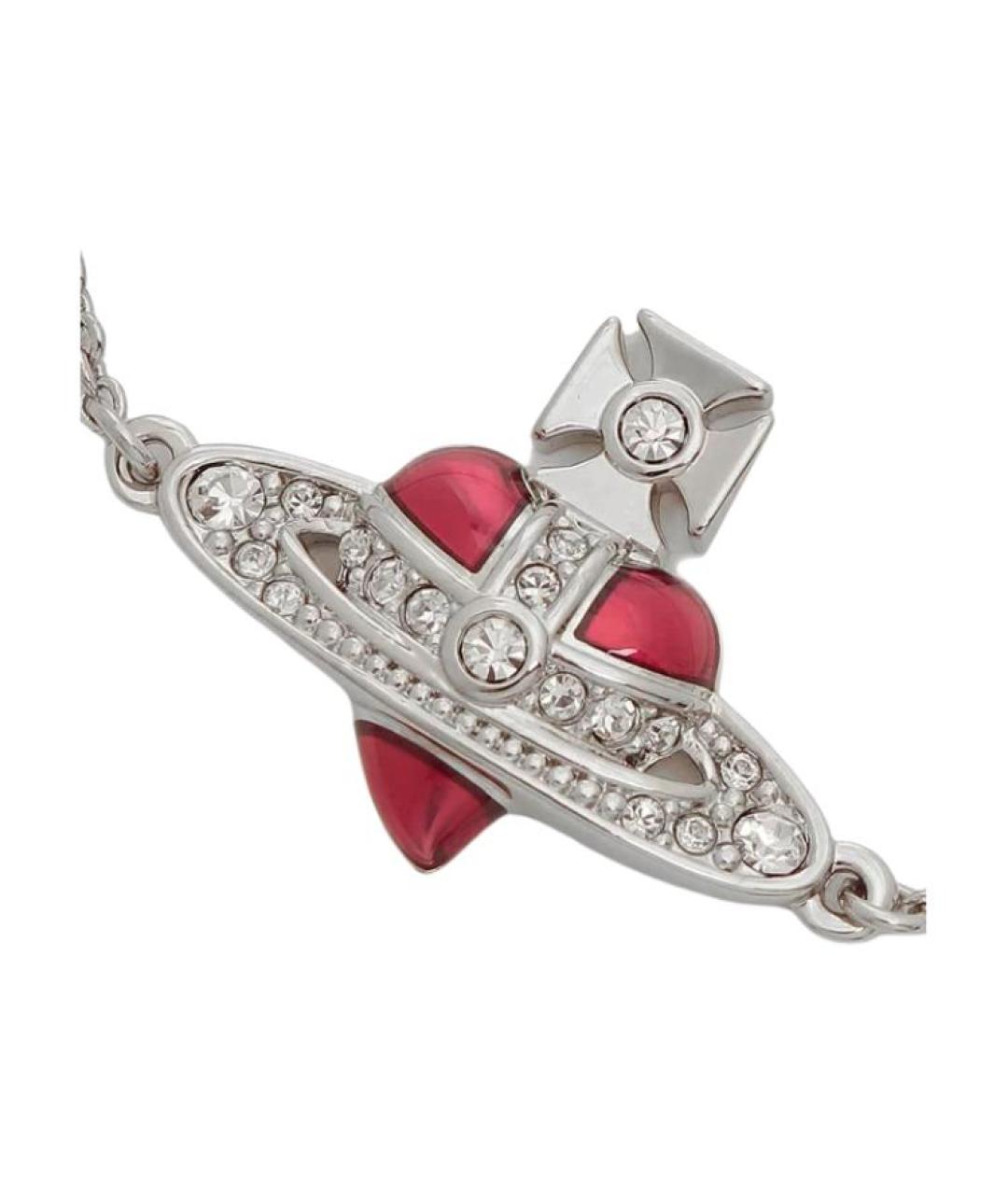 VIVIENNE WESTWOOD Серебрянный металлический браслет, фото 4