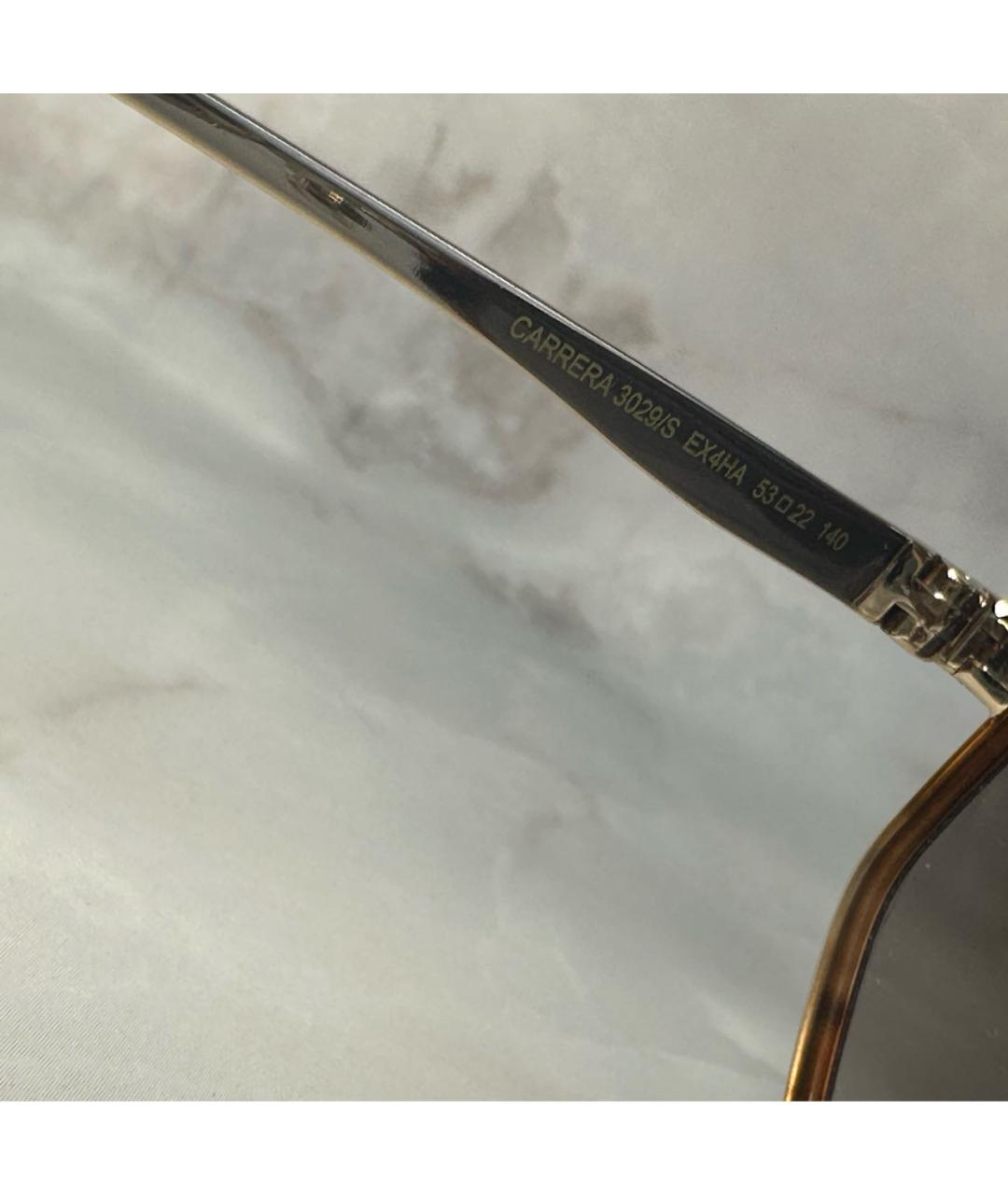 CARRERA Y CARRERA Коричневые металлические солнцезащитные очки, фото 6