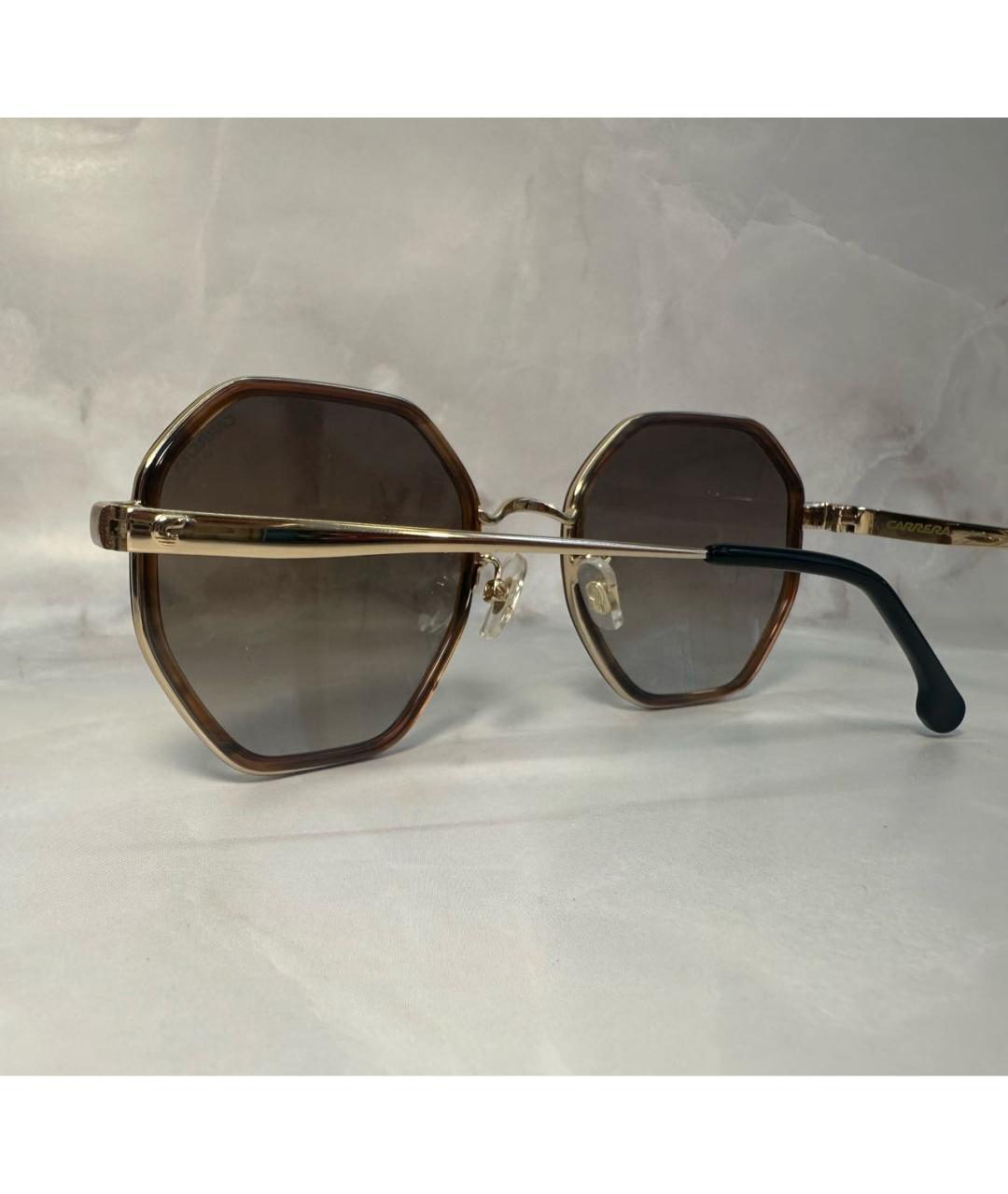 CARRERA Y CARRERA Коричневые металлические солнцезащитные очки, фото 5