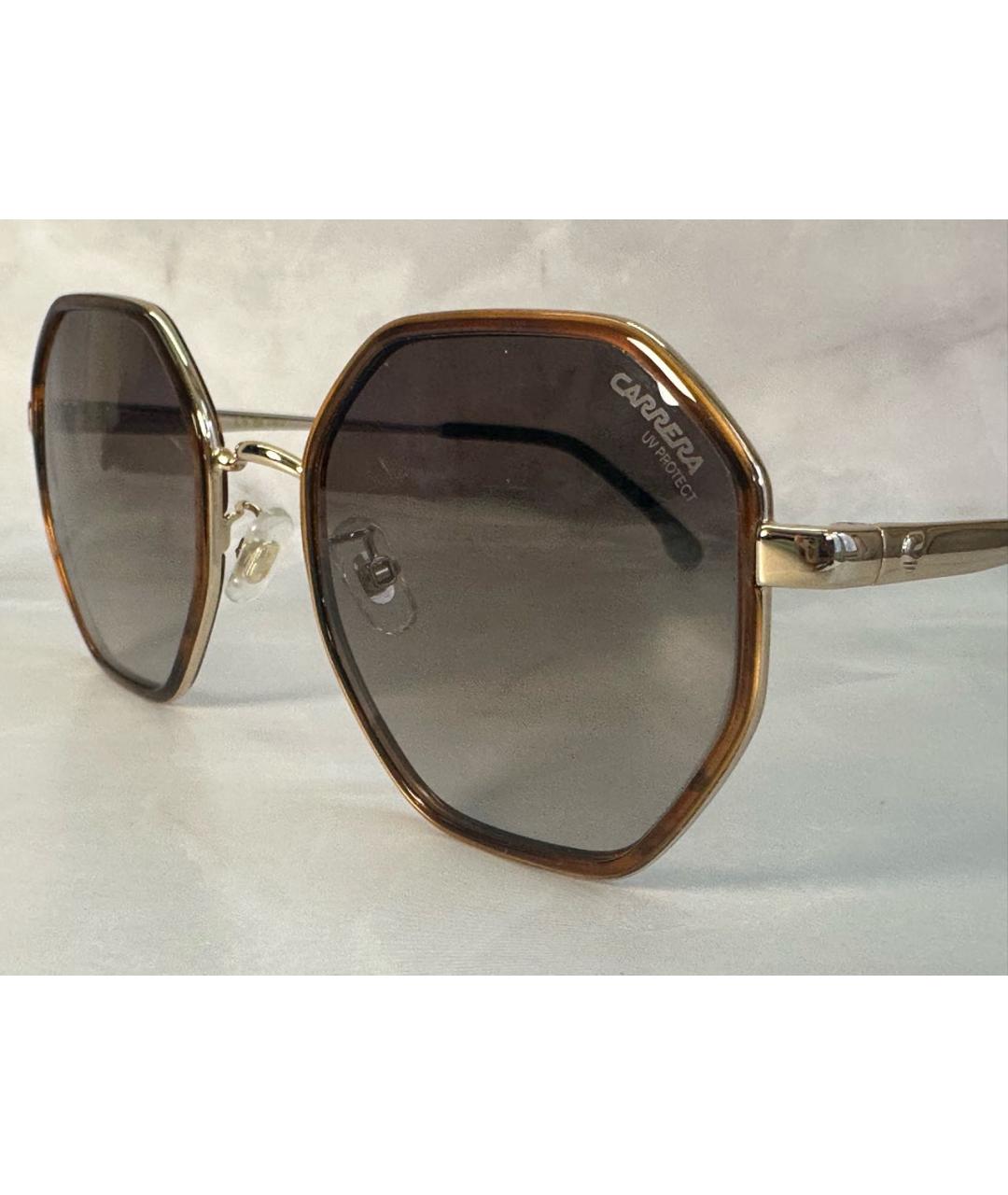 CARRERA Y CARRERA Коричневые металлические солнцезащитные очки, фото 2