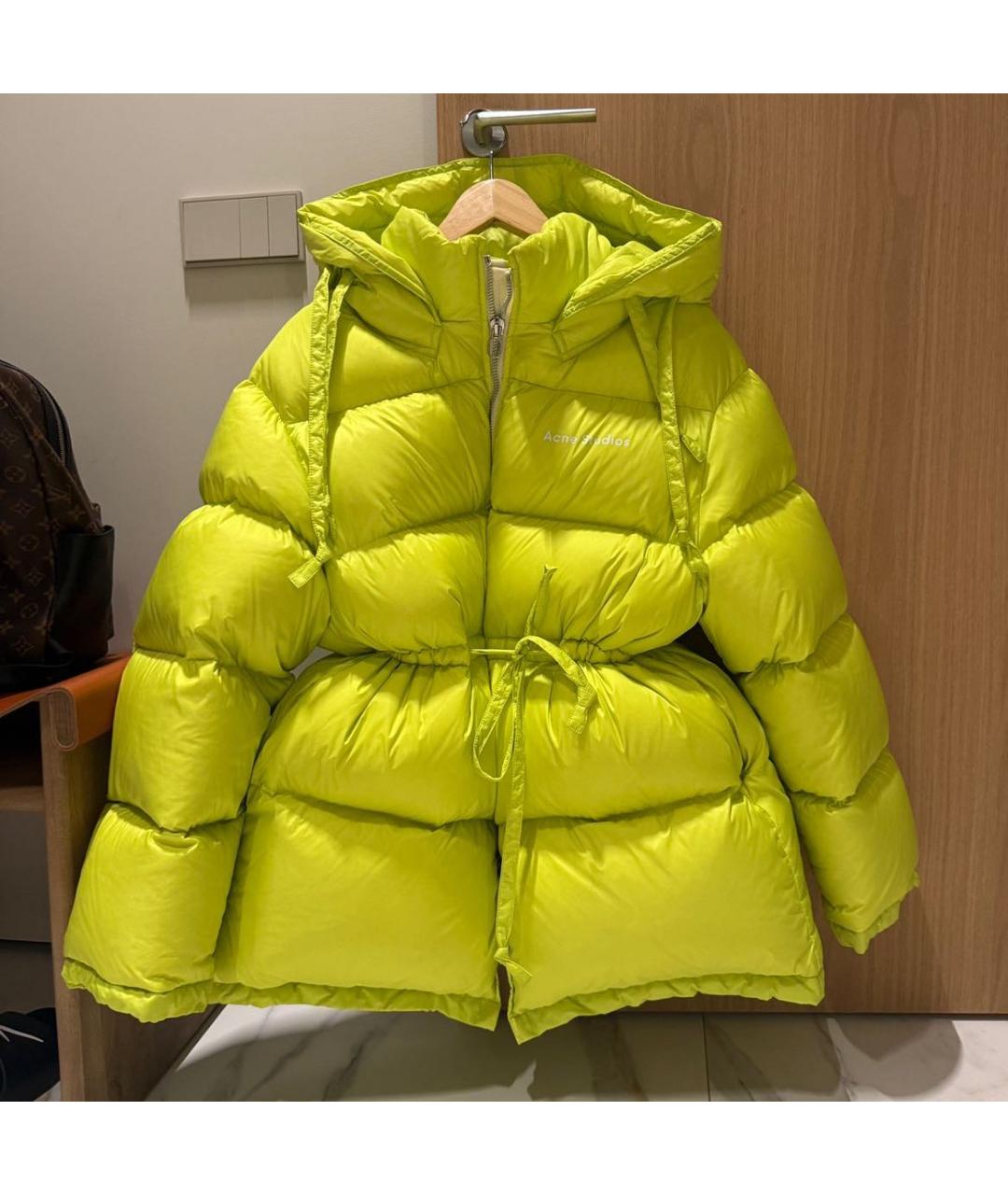 ACNE STUDIOS Желтый пуховик, фото 3