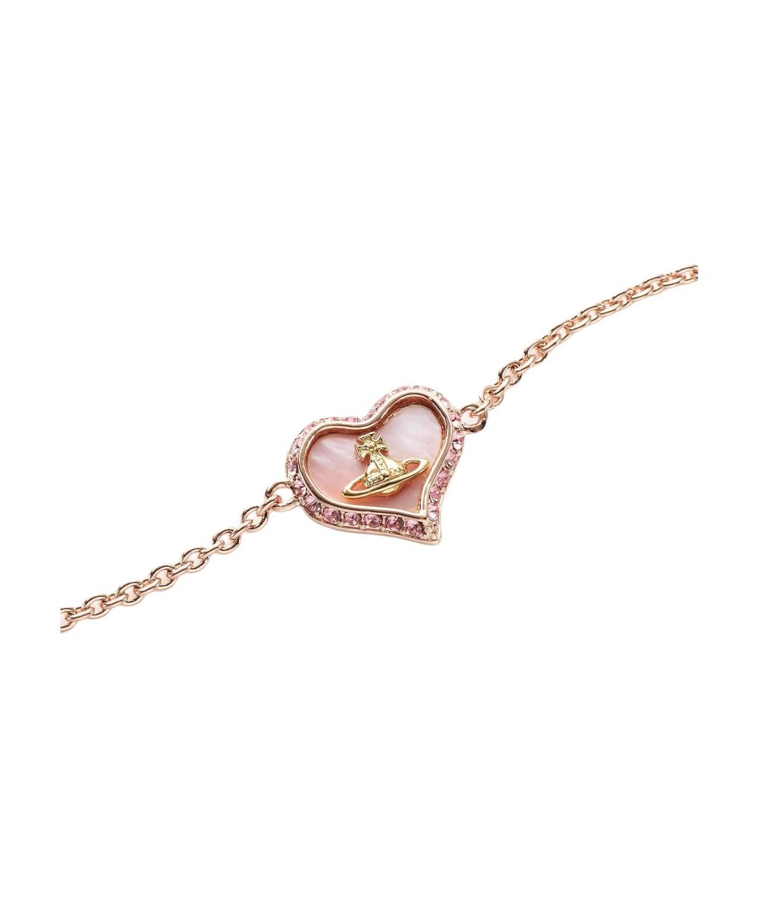 VIVIENNE WESTWOOD Розовый латунный браслет, фото 3