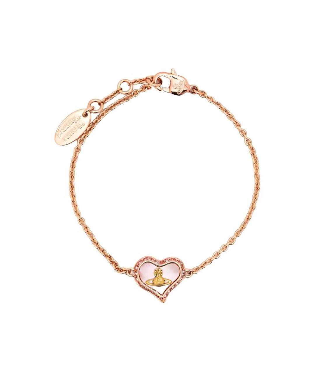 VIVIENNE WESTWOOD Розовый латунный браслет, фото 1